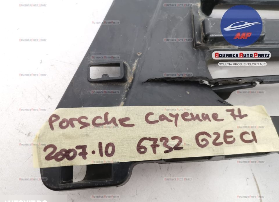 Порше Каене / Porsche Cayenne 957 [Оригинален ляв прожекторен грил в д