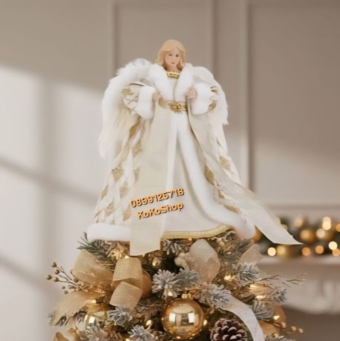 Връх за елха ангел-30 см./връх за елха