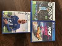 Продам или обменяю fifa 2022, fifa24, nfs