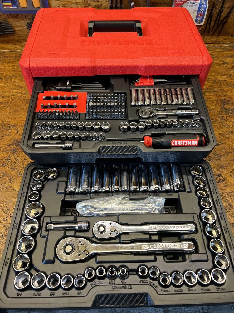 Craftsman tubulare cu sertare USA 256 bucati