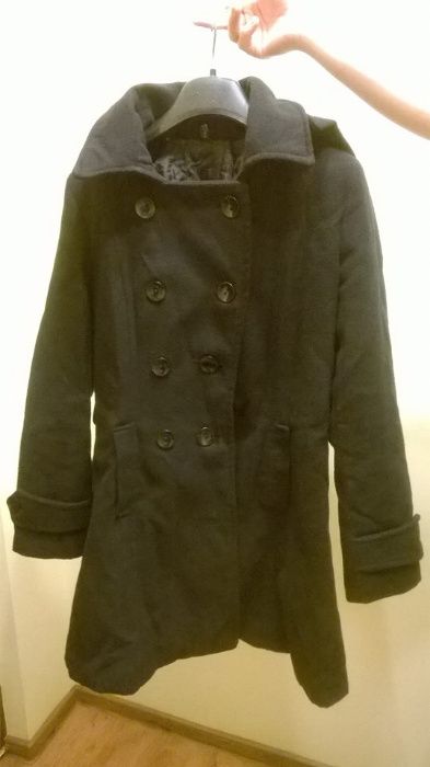 Palton dama negru grosut