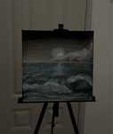 Картина на море с акрилни бои размер 40x40