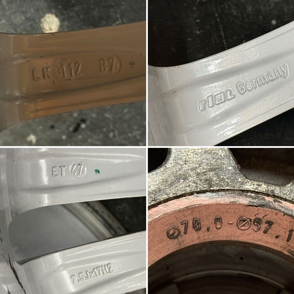 4бр. 17” Джанти “RIAL” 5x112 за -VW/AUDI/VAG/MERCEDES- 7,5Jx17H2, ET47