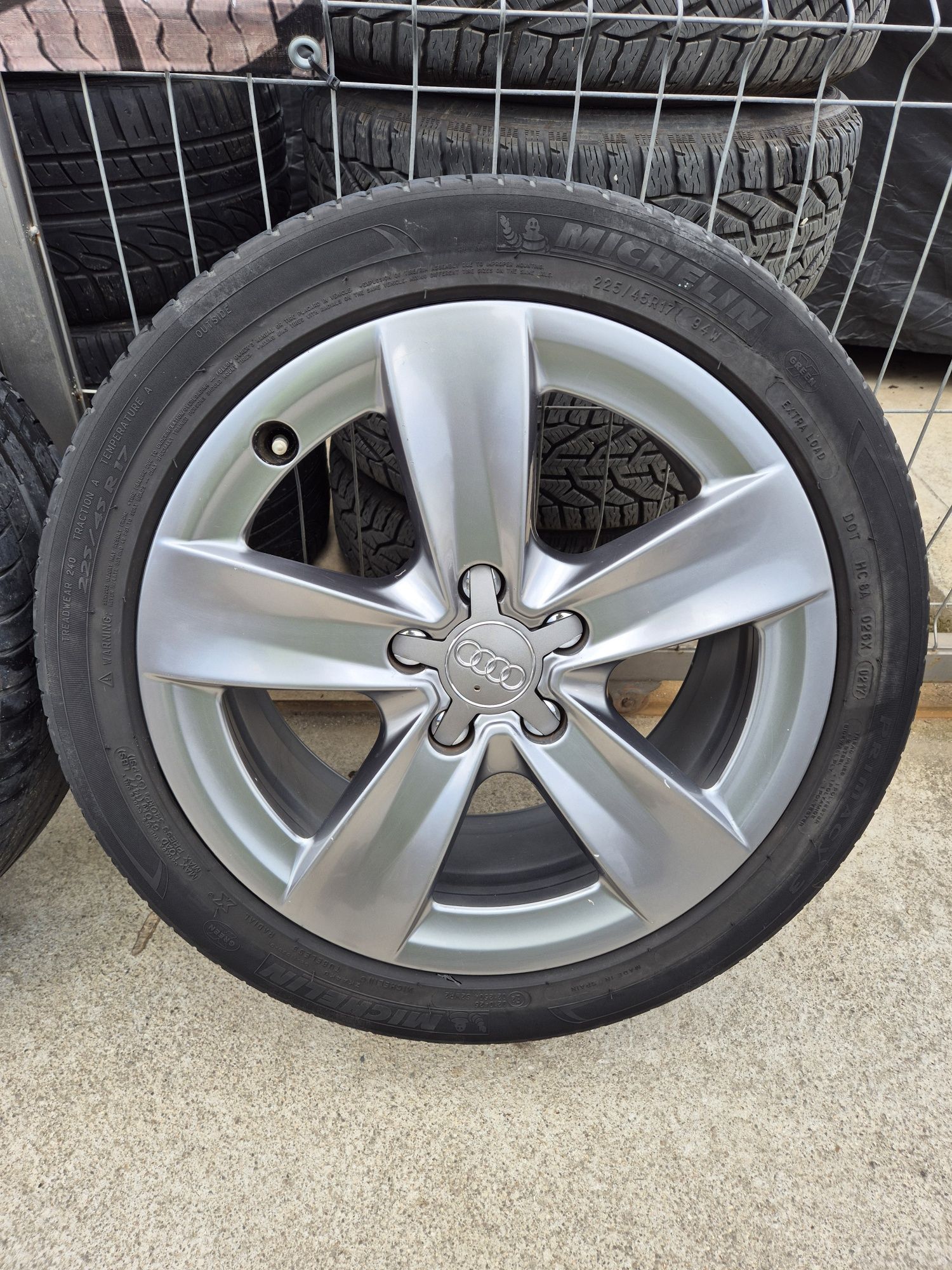 Джанти Audi 17 цола 5х112,  7.5j , et56 ,  225/45/17  Vw , Skoda Seat