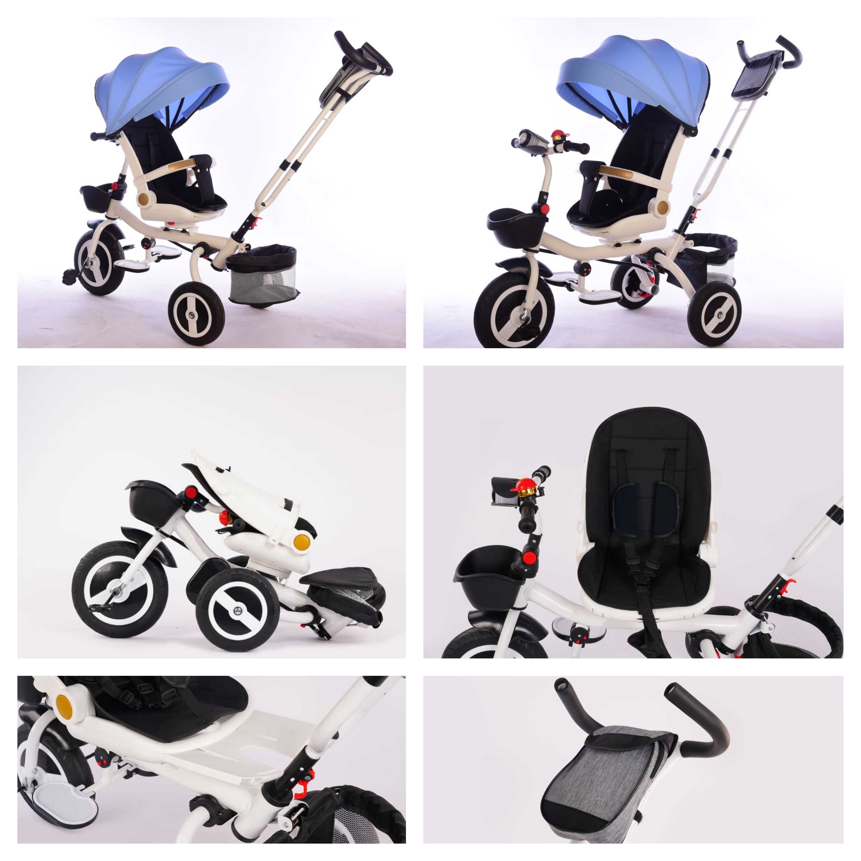 Tricicleta copii /Bicicleta 3in1 pliabila, scaun rotativ! Sigilat -33%