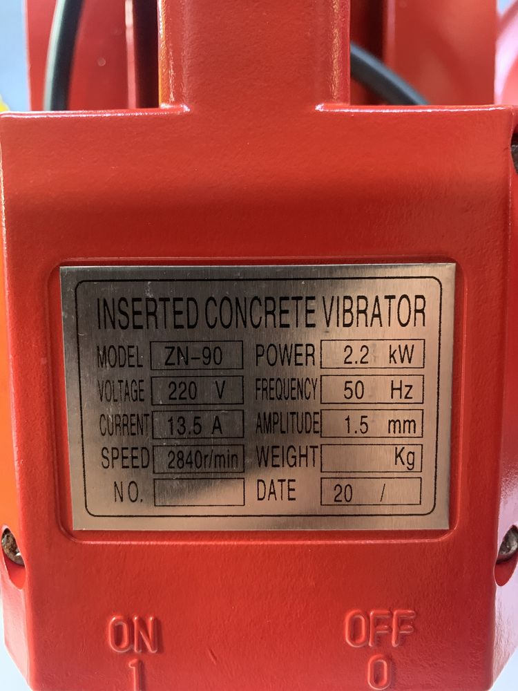 Электрический вибратор для глубин 1.5kw - 3 kw