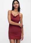 Червена къса рокля Pull&Bear
