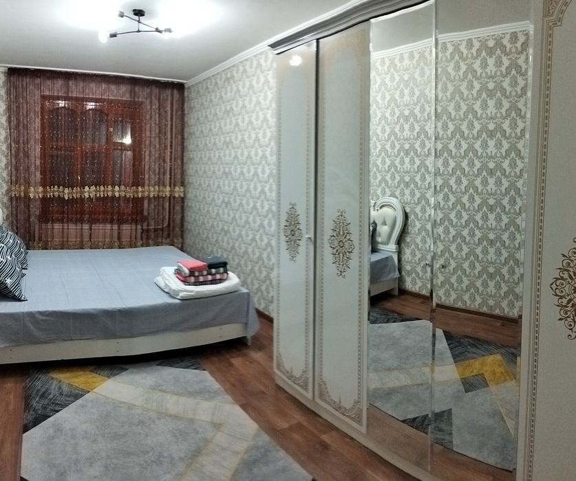 Квартира по суточно. Микрорайон Самал дом 45.