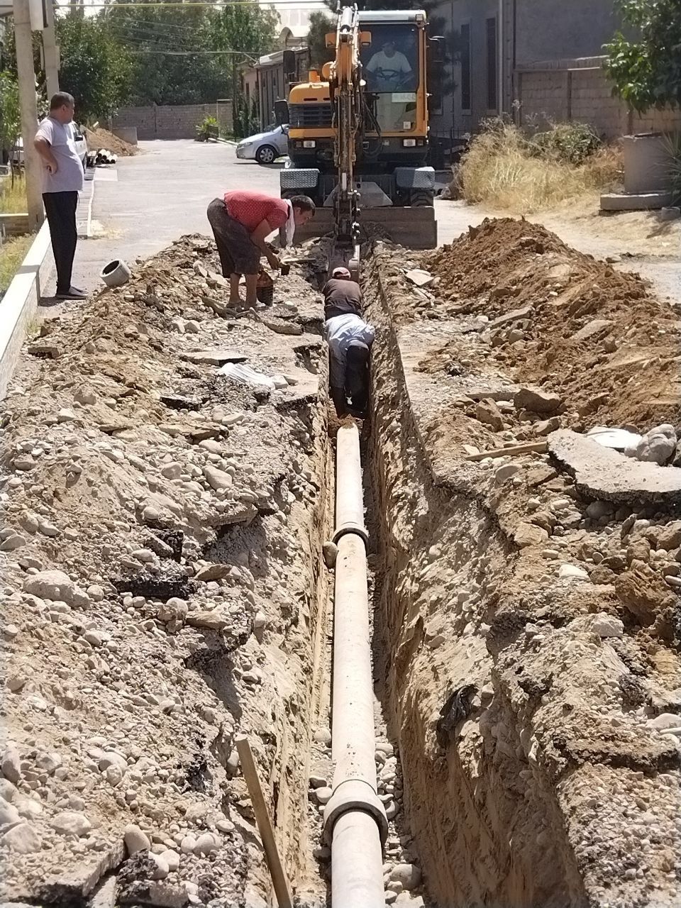 Выгребный яма и септик монтаж канализация и водопровод, траншея,подкоп