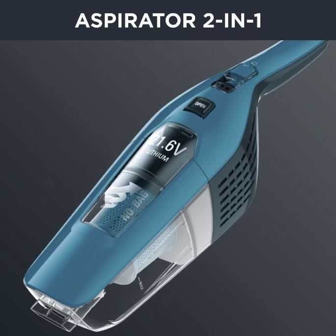 Aspirator vertic Rowenta Dual Force RH6751WOvert 2in1 GARANTIE 09.2027