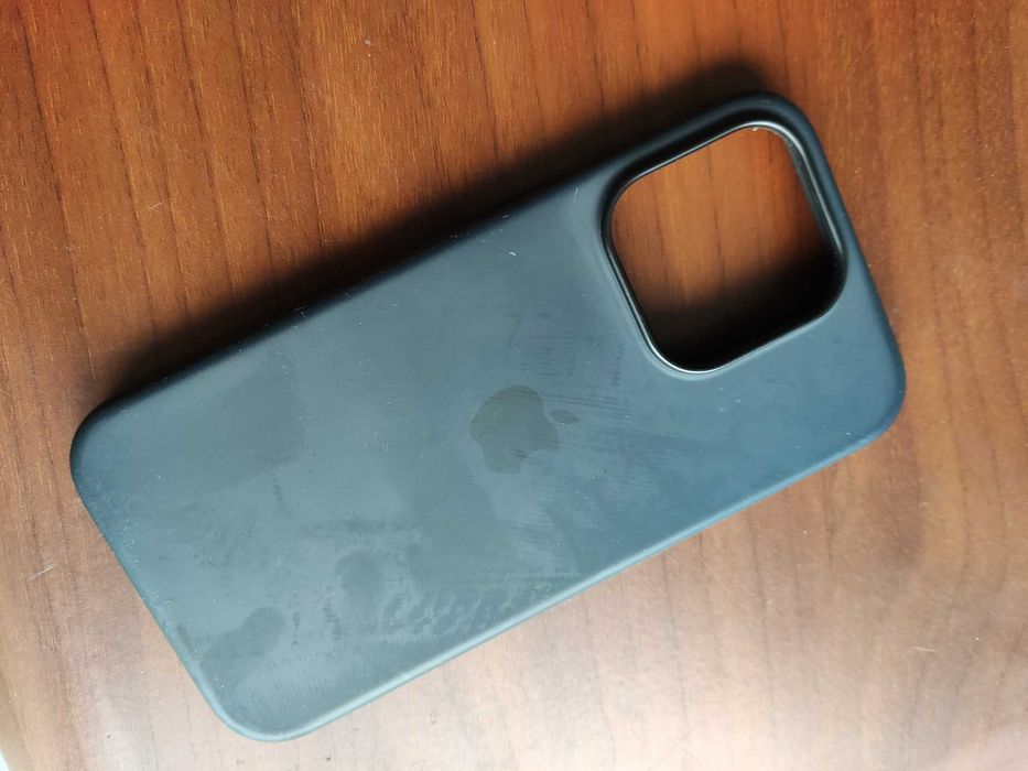 Husa Apple Silicone Case with MagSafe pentru iPhone 15 Pro, Black