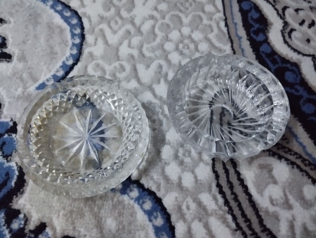Пепельница  хрусталь