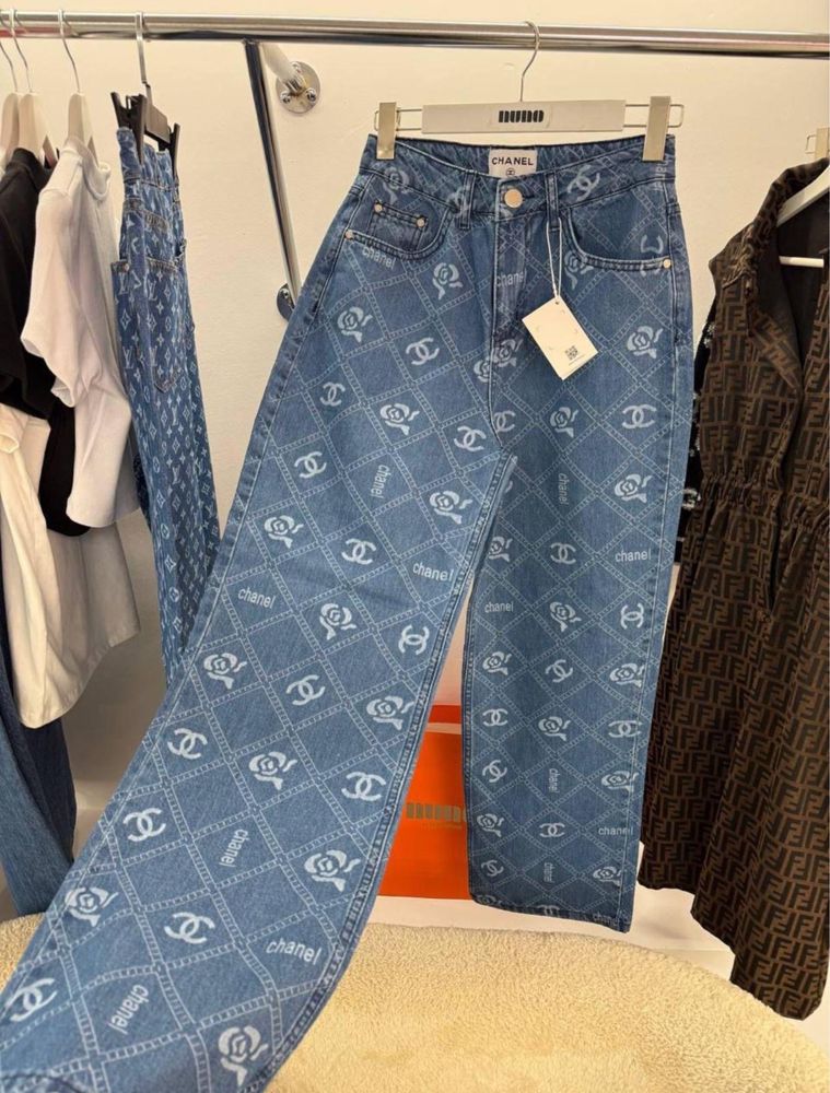 уникални дънки Louis v&tton,Fenc|i ,celine