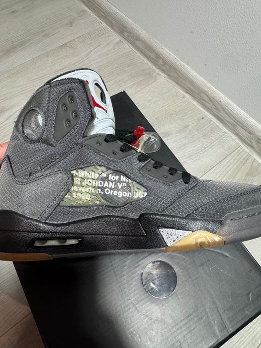 Pantofi sport/adidaşi AIR JORDAN 5 RETRO SP OFF WHITE