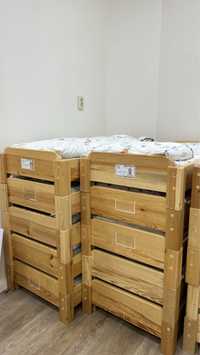 Продам деревяные кровати для детского сада