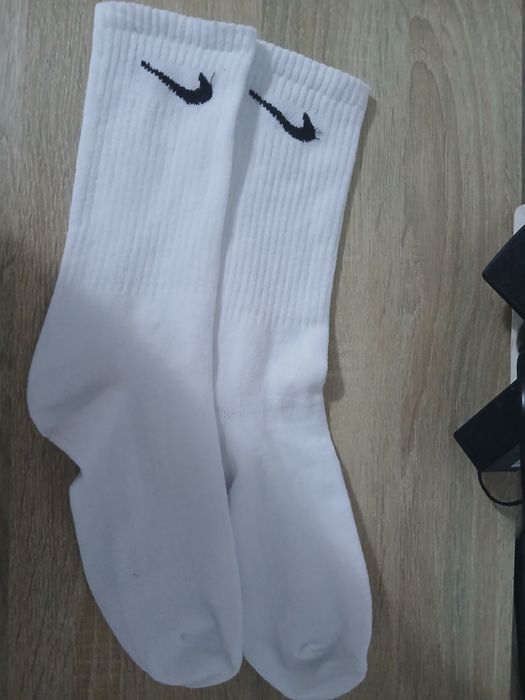 *NOU* Sosete Nike Crew Albe - verificare colet