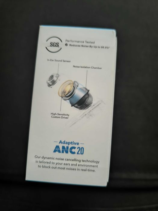 Нови бели безжични слушалки Anker SoundCore Liberty 4 NC (2г гаранция)