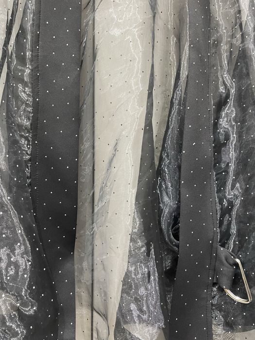 Черный костюм блестящий М