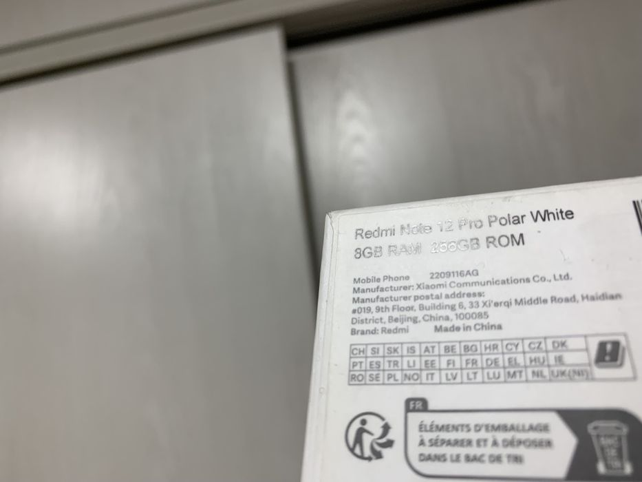 Redmi note 12 pro 16/256