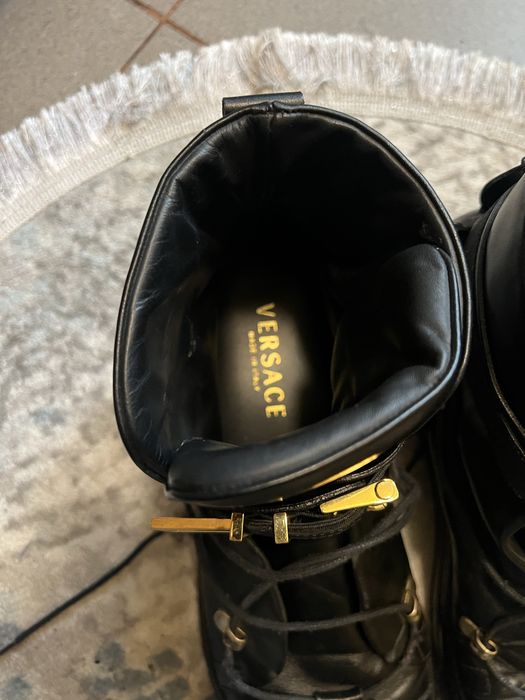 Ghete Versace originale – piele 100% naturală, stare perfectă