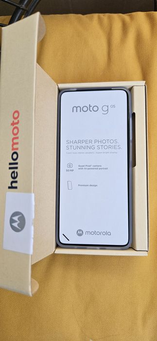 Motorola moto g05, Dual SIM, 64GB, 4GB RAM, 5200 mAh, нов, тъмнозелен