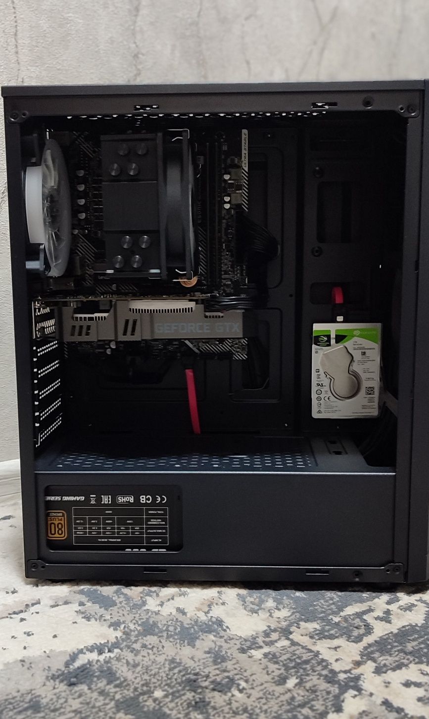 Игравой кейс i5-12400 | GTX1650 | H610 | DDR4 24GB | SSD256 | HDD 1TB
