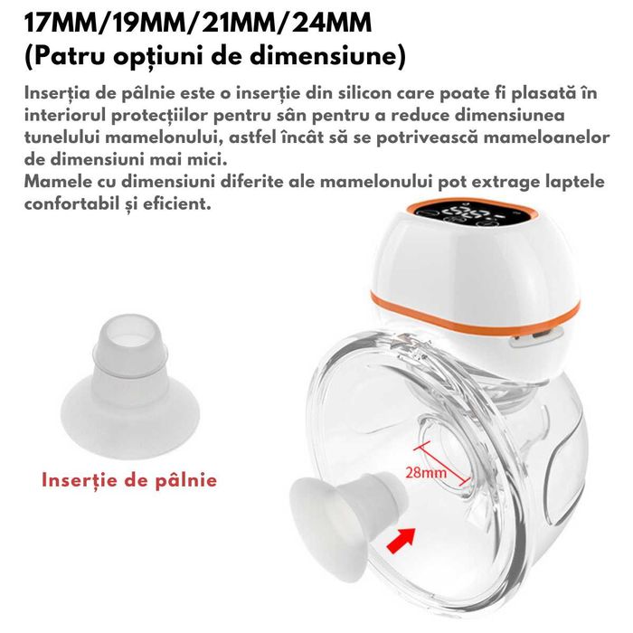 Pompa de San Electrica, Portabila, 3 Moduri, 9 Niveluri de Aspiratie
