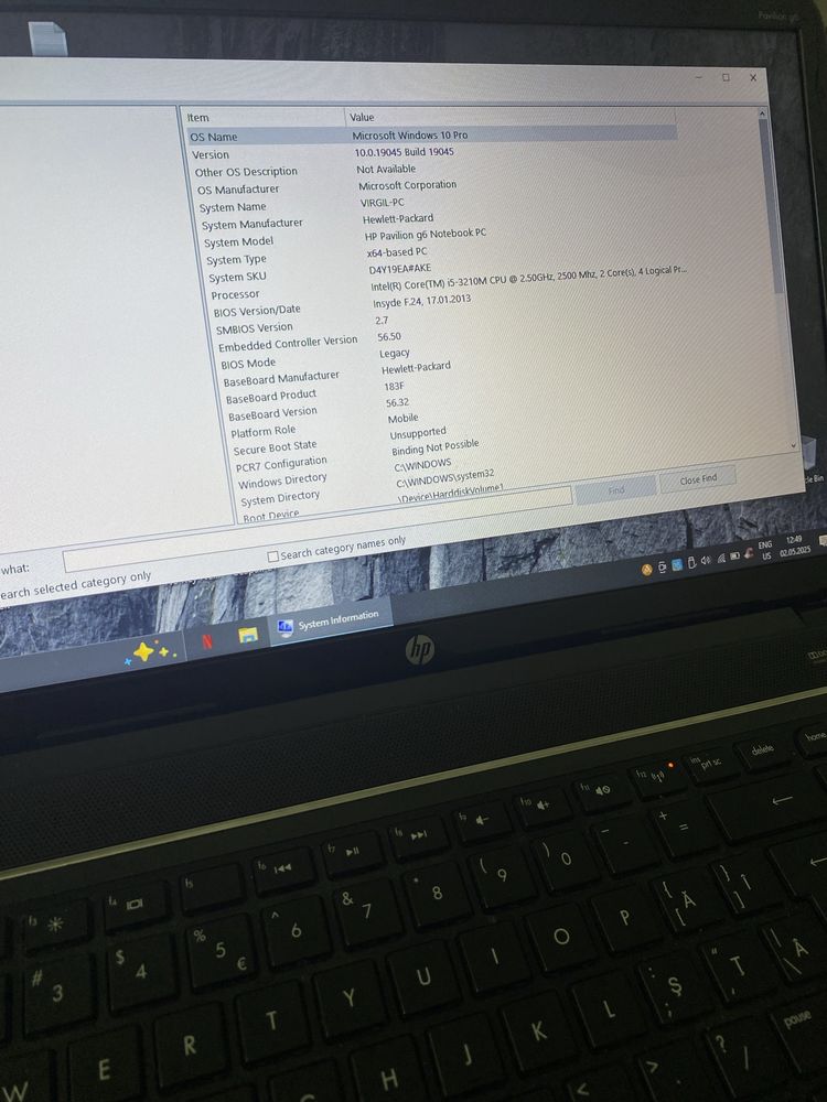 Laptop HP,stare bună.