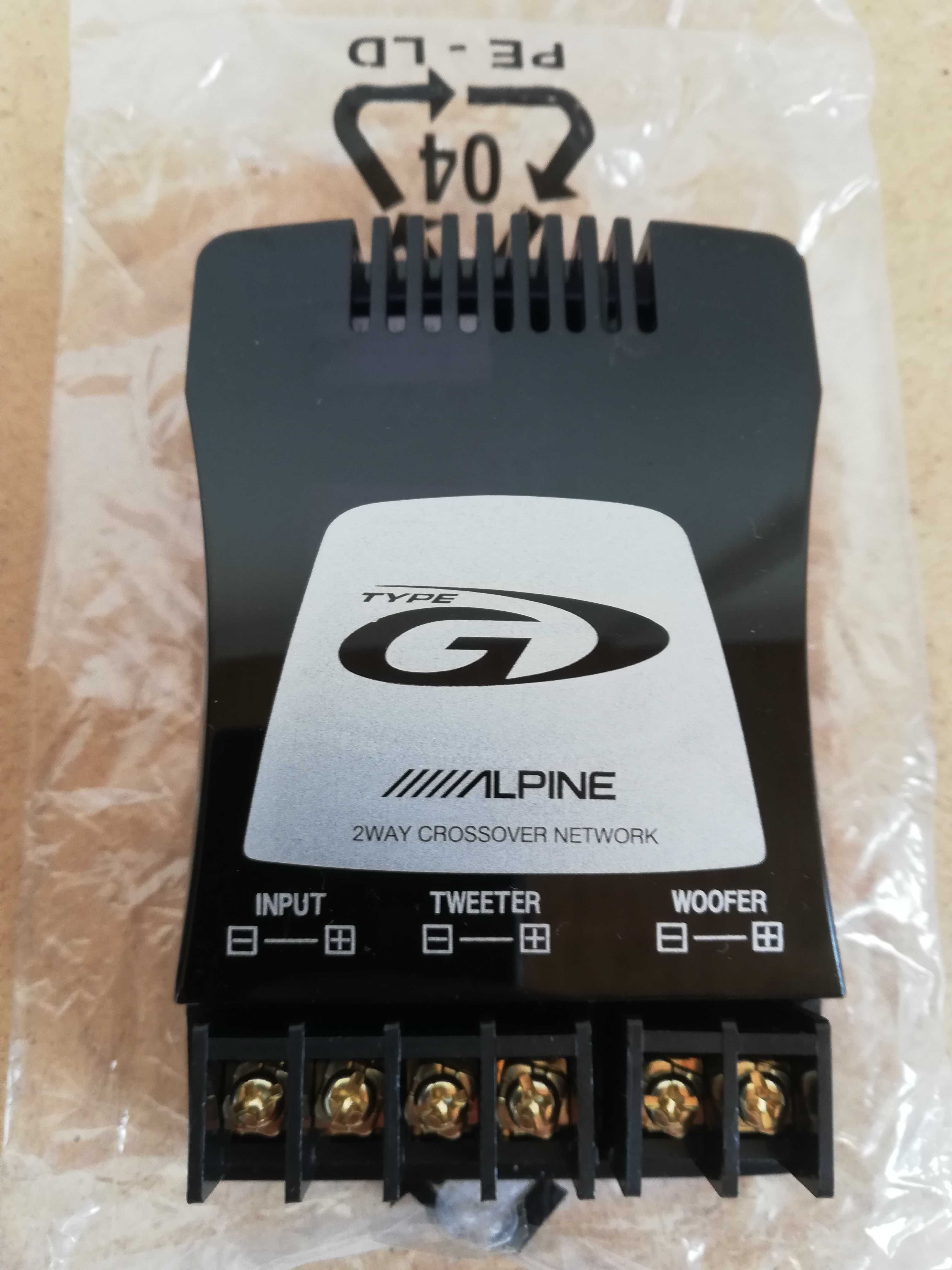 Alpine 2way crossover Type G аудио филтри