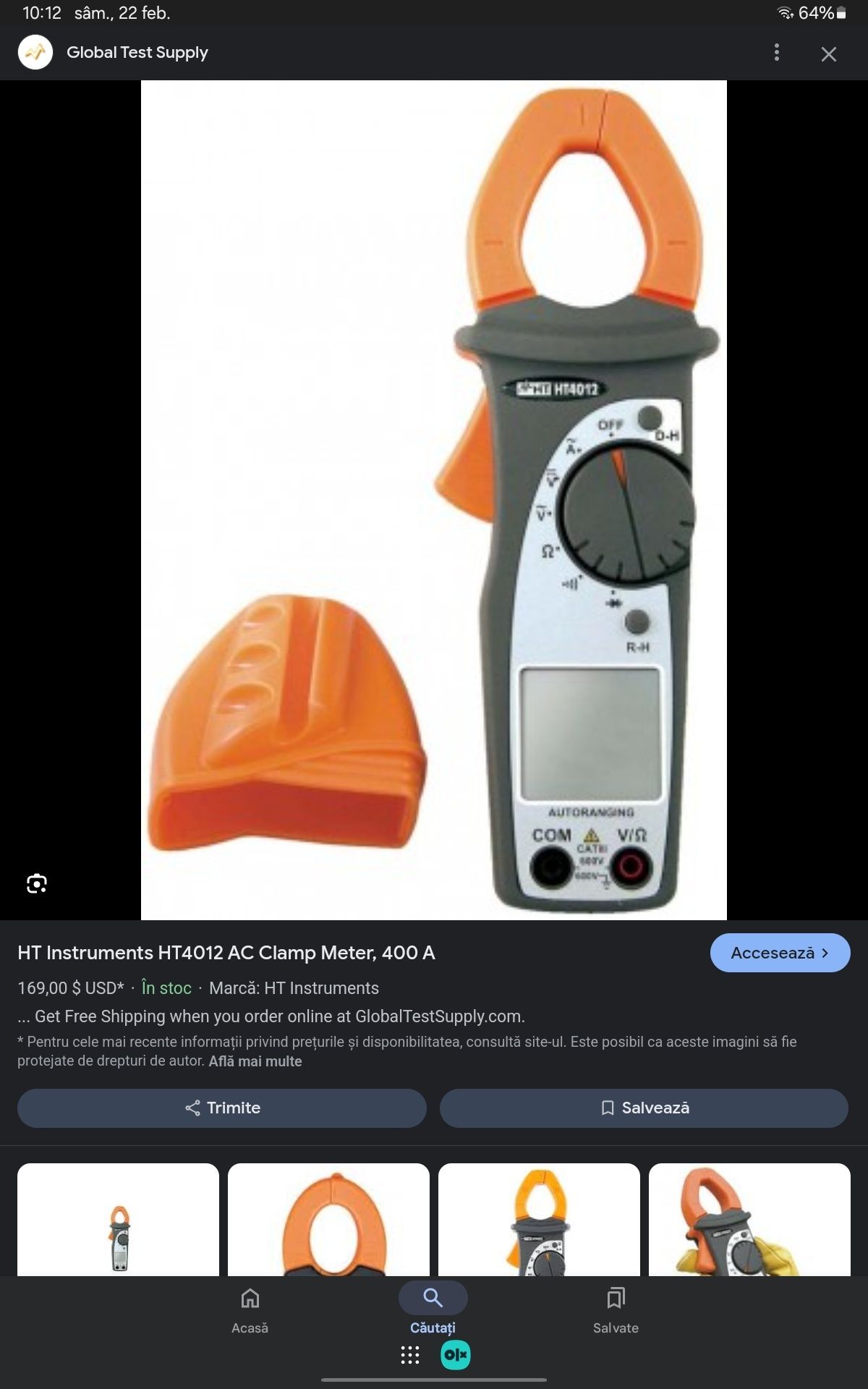 Clampmetru HT 4012
