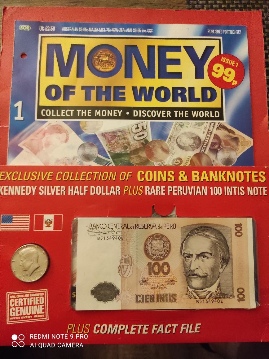 Nr 1 din colecția "Money of the World"