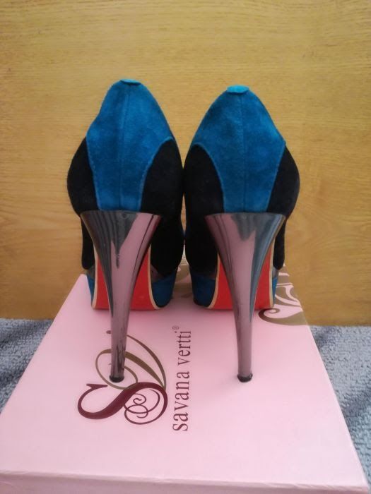 Pantofi stiletto piele naturala