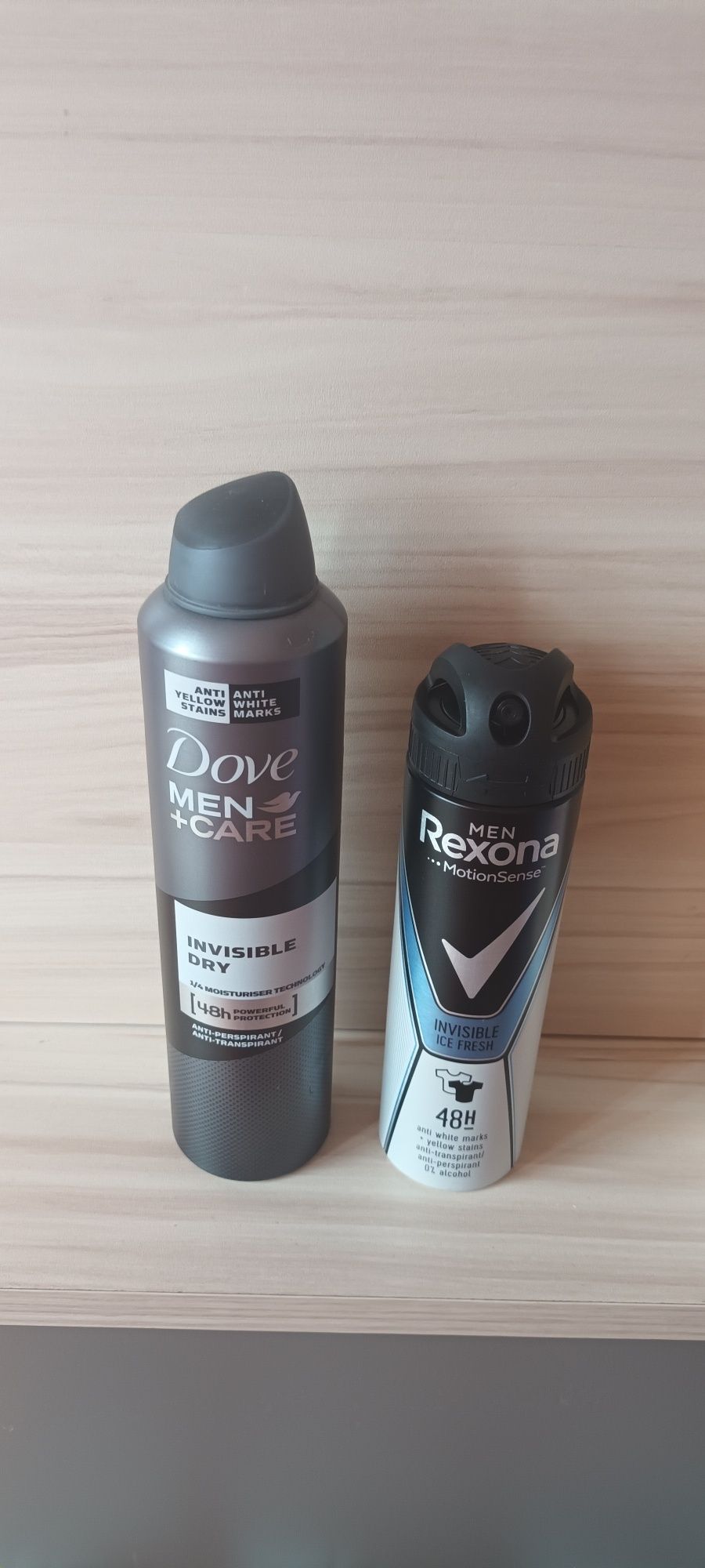 Спрей за мъже против изпотяване(Nivea 250 ml+Rexona 150 ml.Двата 10 лв