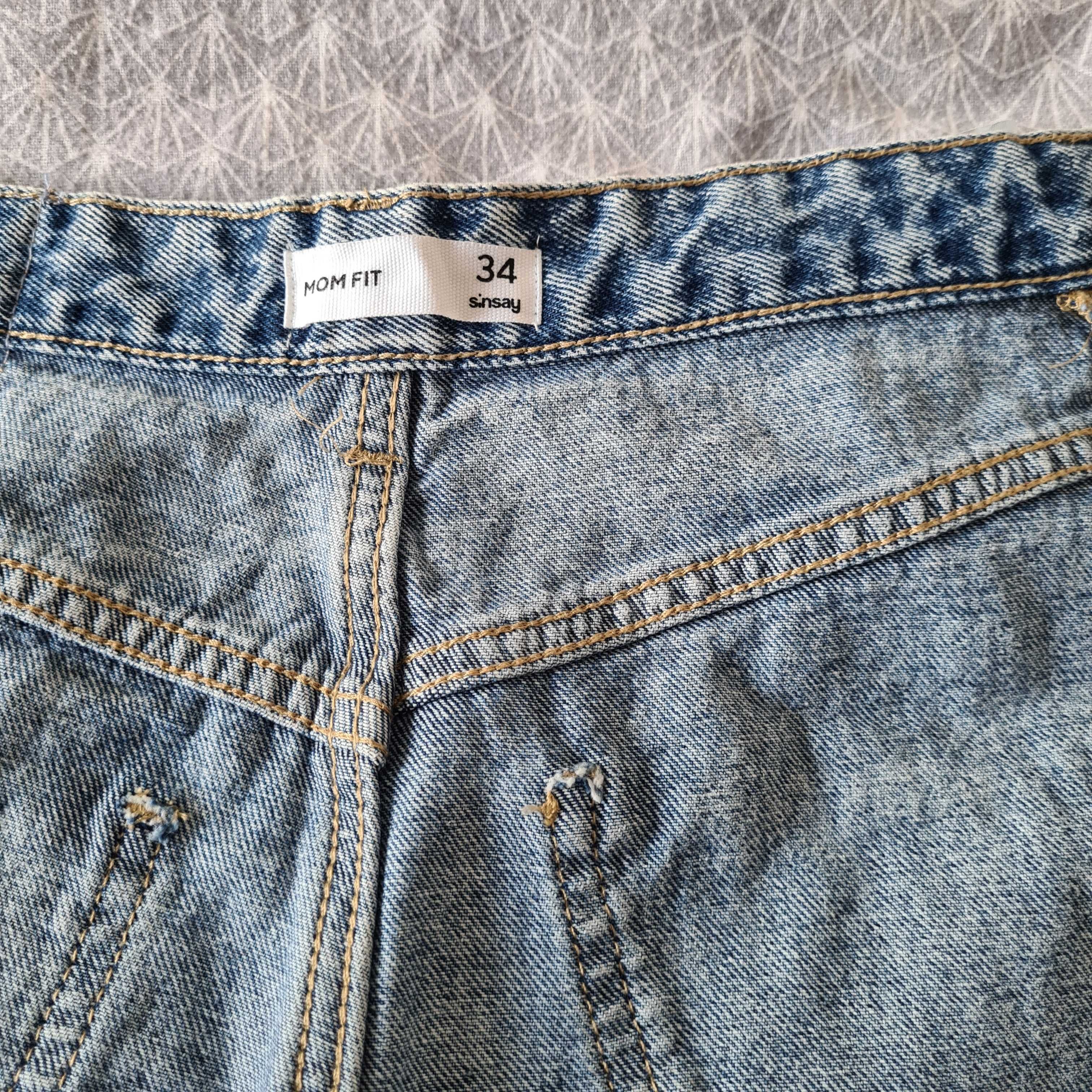 Blugi mom fit marimea 34