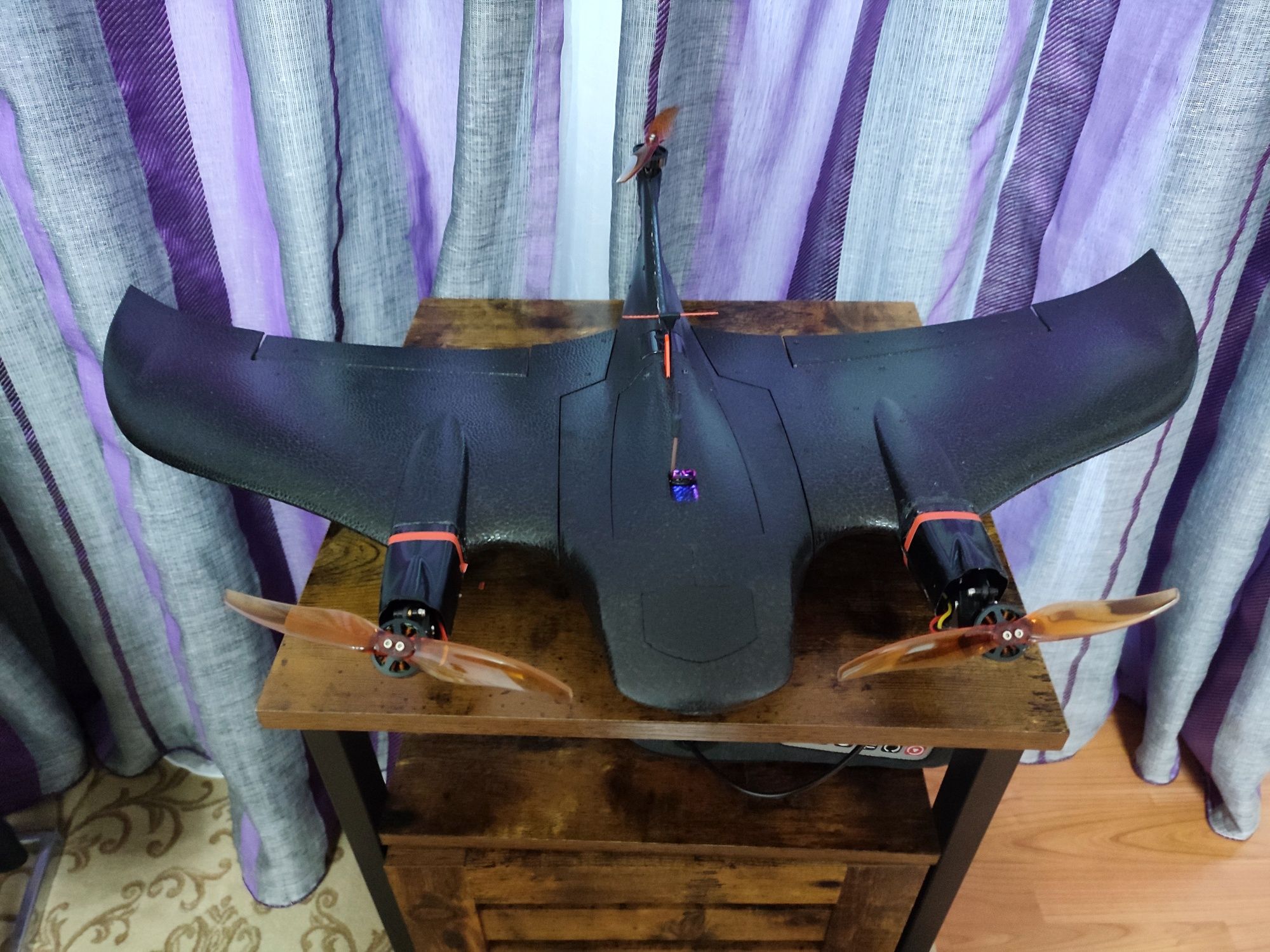 RC VTOL tiltrotor elrs