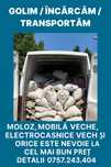 Golim/încărcăm/transportăm moloz/mobilă/electrocasnice