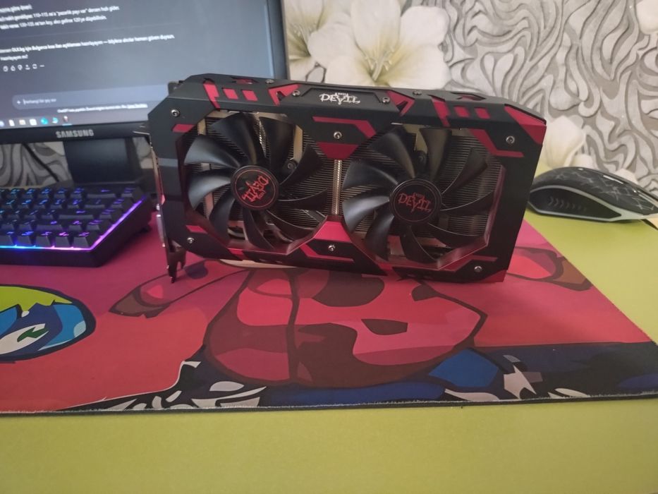 PowerColor RX 580 8gb Red devil - без маѝнинг, отлично състояние!!!