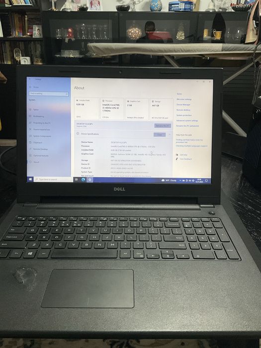 Laptop Dell i3 8gb ram , ssd , windows , gata de utilizare