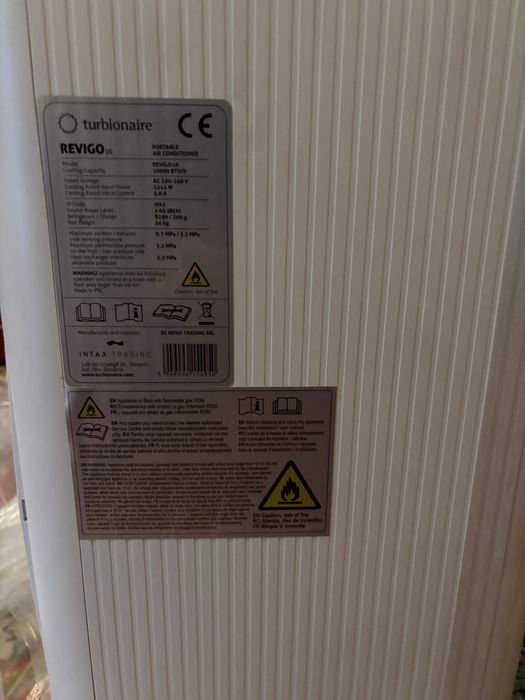 Aparat aer conditionat portabil - Turbionaire Revigo 10