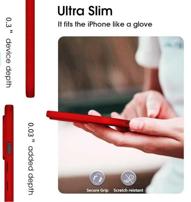 Husa iPhone 16 Pro, 16 Pro Max Luxury Elegance Microfibra Rosu