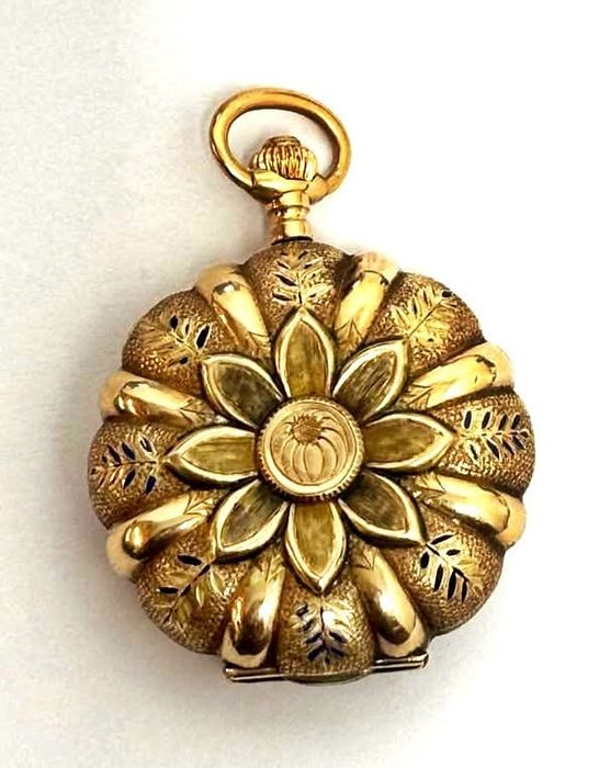 Ceas de buzunar/pandantiv aur 14 karate de colecție