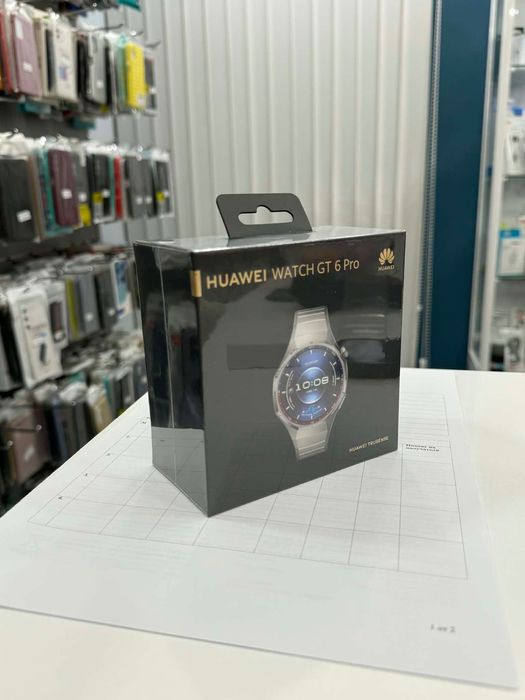Чисто нов смарт часовник Huawei Watch GT6 Pro Titanium + гаранция А1