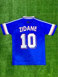 Ретро футболна тениска на Франция/France/Zidane/98
