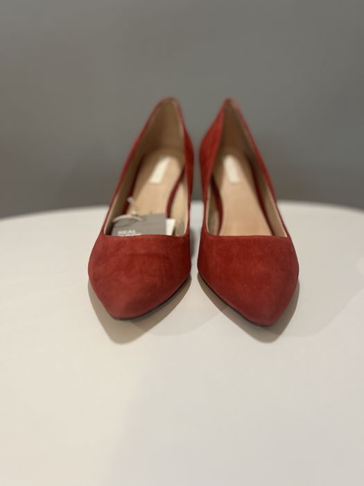 H&M Premium Quality | Обувки стилето естествен велур