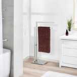 Suport prosop baie inox podea mobil stabil |WNK 206034 Argintiu