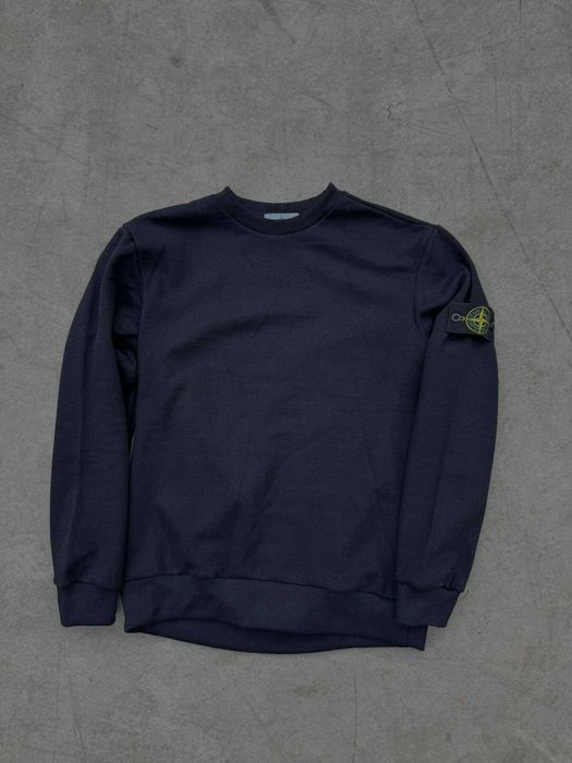 ПРОМОЦИЯ Мъжки Черен Суичър Stone Island Темен Пуловер Стоун Айлънд