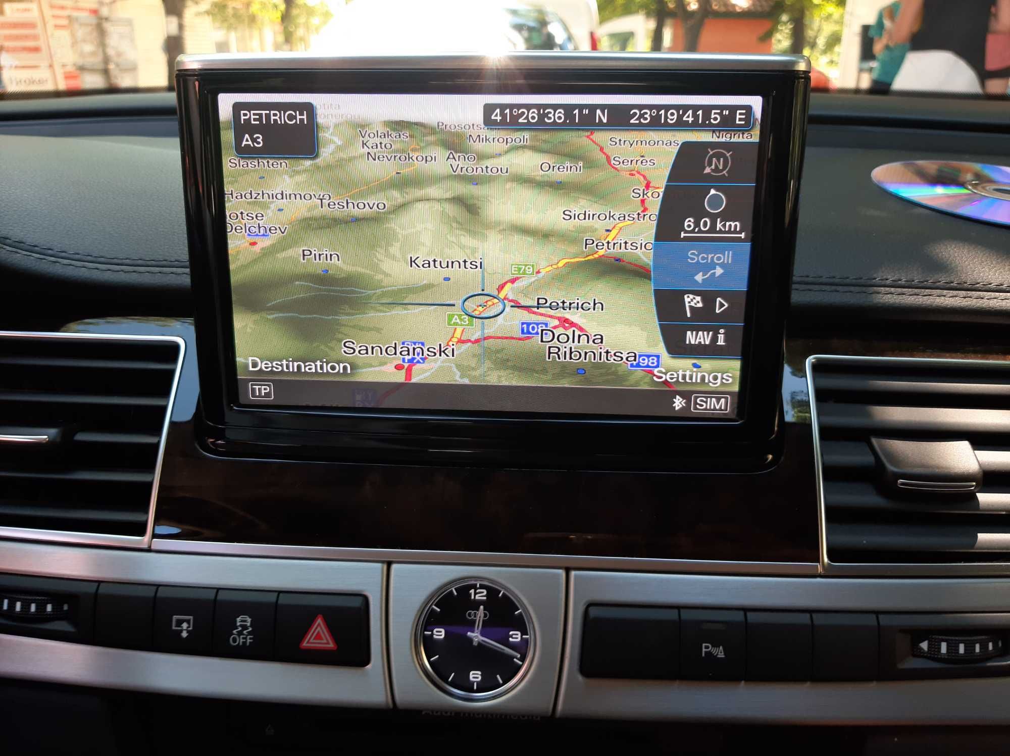 Audi 2023 MMI 3G+ HN+ Navigation Update Map A1/A4/A5/A6/A7/A8/Q3