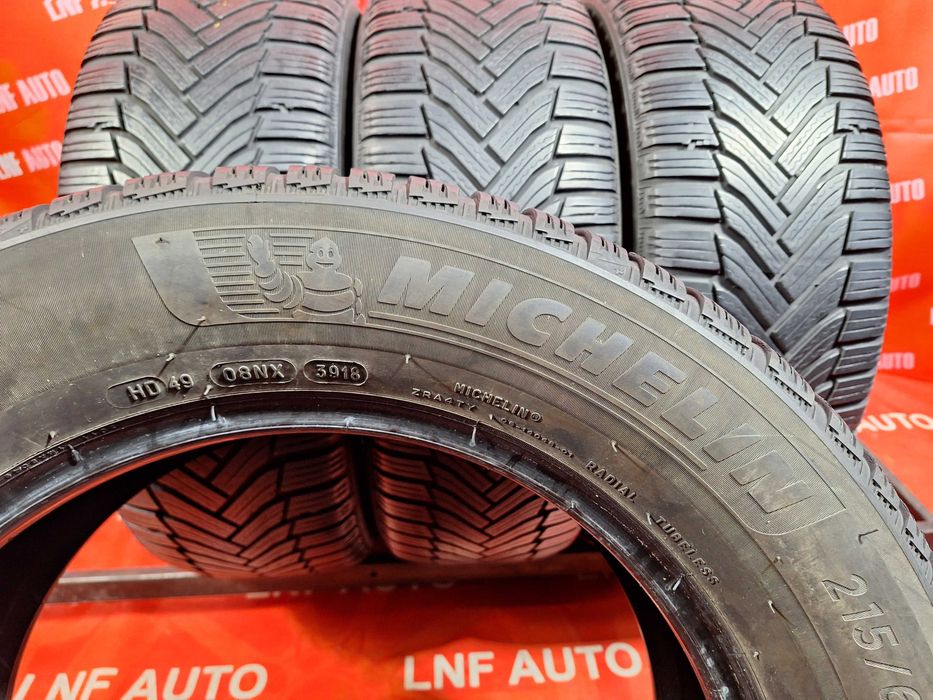 Anvelope de IARNA - 215/60/16 - Michelin Alpin 6 - 6 MM - DOT 2018 !