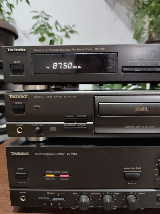 Receiver Technics + CD player
