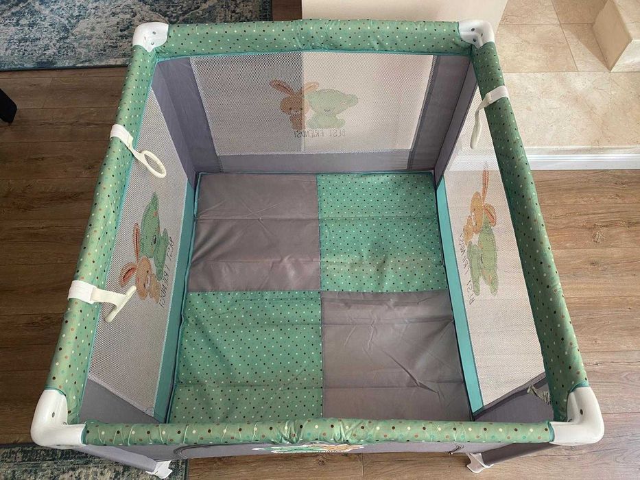 Tarc de joaca, Bertoni Lorelli, Play Station, Gray & Green Friends